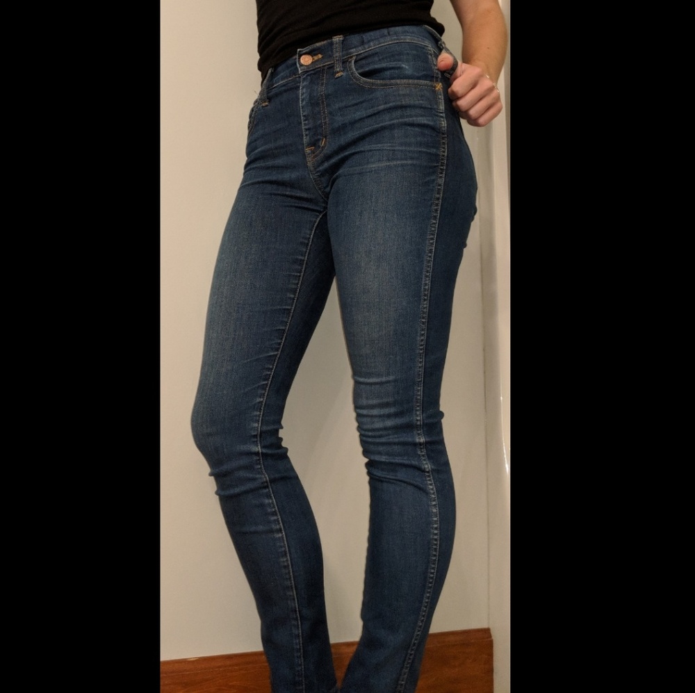 Madewell Blue Skinny-Stretch